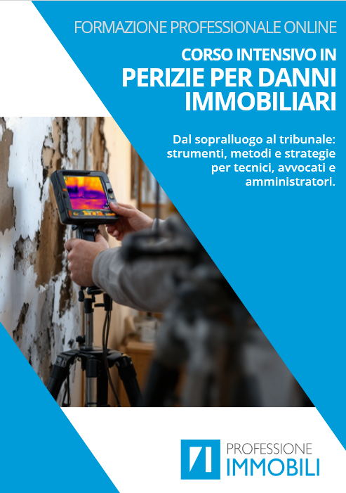 Brochure Corso online su Perizie Danni Immobiliari